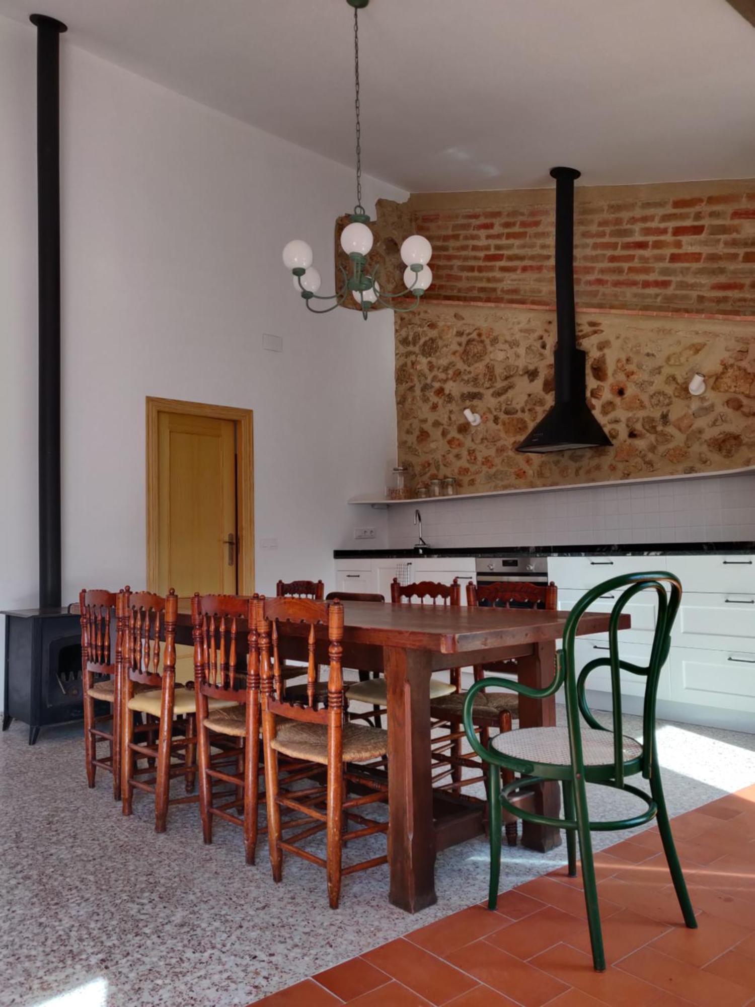 L'Almassera - Chimenea Y Montana Para Grupos En Aielo De Rugat Ayelo de Rugat 外观 照片