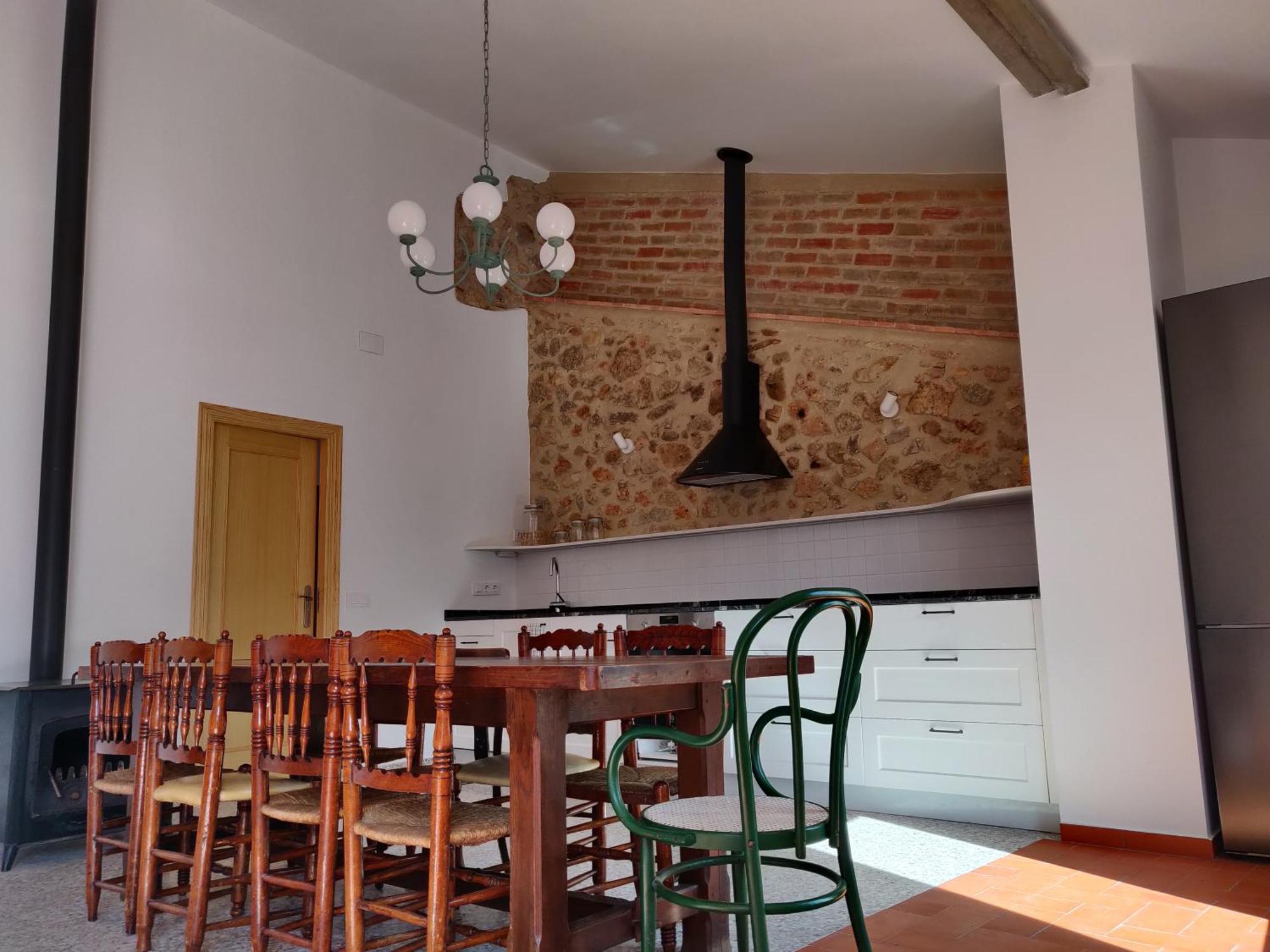 L'Almassera - Chimenea Y Montana Para Grupos En Aielo De Rugat Ayelo de Rugat 外观 照片